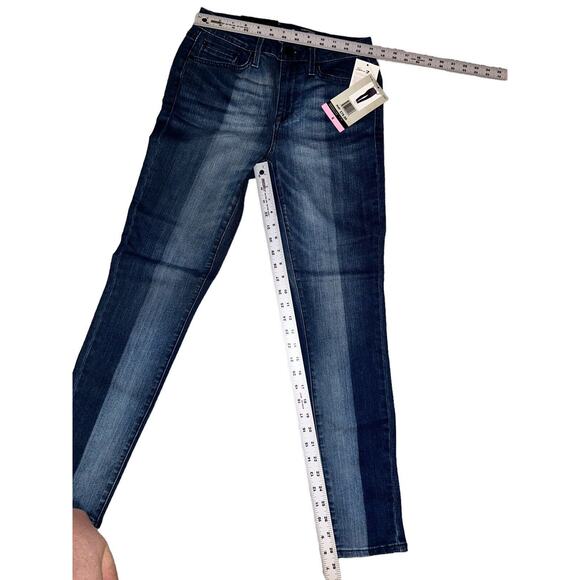 NWT Womens SEVEN 7 Secret Dark Mid Rise Skinny Fashion Novelty Denim Jeans 6 $79 - Picture 7 of 11